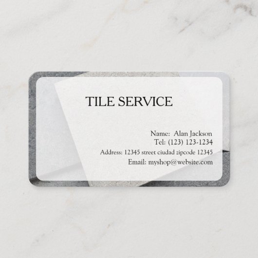 TILE SERVICES Visitenkarte bearbeitet (Vorderseite)