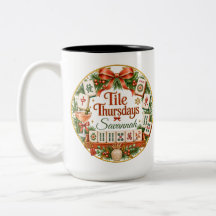 Tile Thursdays Mahjong Tasse Mahjong Club Geschenk