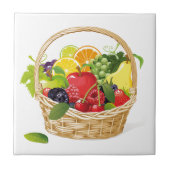 Tile Trivet Fruit Basket Fliese (Vorderseite)