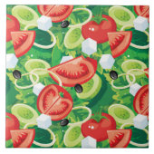 Tile Trivet-Gemüse Fliese (Vorderseite)