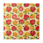 Tile Trivet-Gemüse Fliese (Vorderseite)