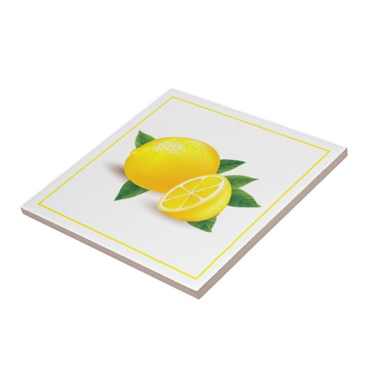 Tile Trivet-Lemons Fliese (Seite)