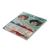 TILE/TRIVET-WILD UND VERRÜCKTE LEUTE SIND MEINE FLIESE (Seite)