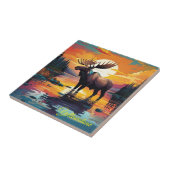 Tile Trivet-Yellowstone-Elche Fliese (Seite)