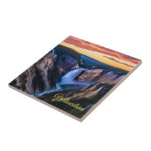 Tile Trivet-Yellowstone Falls Fliese (Seite)