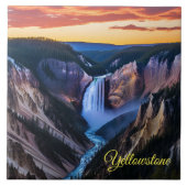 Tile Trivet-Yellowstone Falls Fliese (Vorderseite)