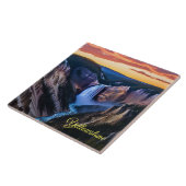 Tile Trivet-Yellowstone Falls Fliese (Seite)