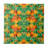 TILE TROPISCHER ORANGEN FLIESE (Vorderseite)