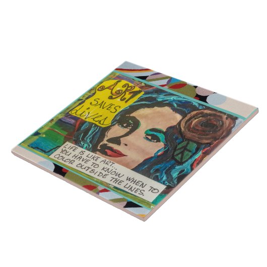 Tile/Untersetzer/Trivet Fliese (Seite)