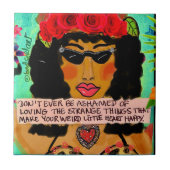 Tile/Untersetzer/Trivet Keramik Tile Fliese (Vorderseite)