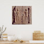 Tile, vertreten Adam und Eve, Roman Poster (Küche)
