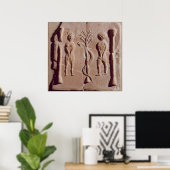 Tile, vertreten Adam und Eve, Roman Poster (Heimbüro)