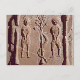Tile, vertreten Adam und Eve, Roman Postkarte