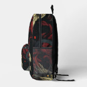 Tiled Dragon Pattern Bedruckter Rucksack (Rechts)