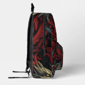 Tiled Dragon Pattern Bedruckter Rucksack (Links)
