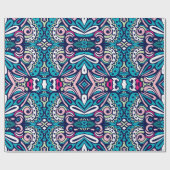Tiled ethnic pattern. Abstract geometric mosaic vi Geschenkpapier (Flach)