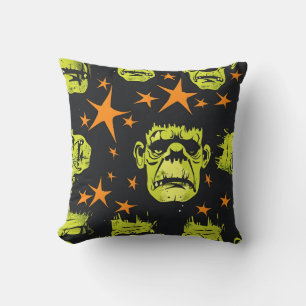Tiled Frankenstein Pattern Kissen