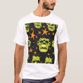 Tiled Frankenstein Pattern T-Shirt (Vorderseite)