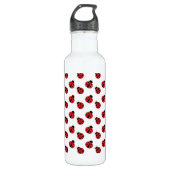 Tiled Ladybugs Design Water Bottle Edelstahlflasche (Vorderseite)