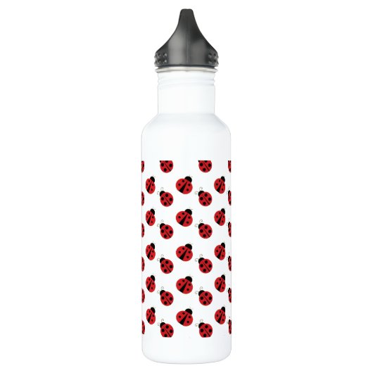 Tiled Ladybugs Design Water Bottle Edelstahlflasche (Links)