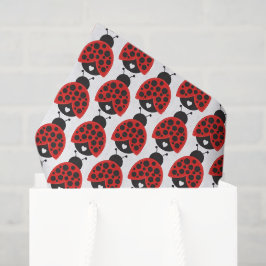 Tiled Little Ladybugs Girls Party Seidenpapier