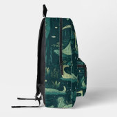 Tiled Loch Ness Monster Pattern Bedruckter Rucksack (Links)