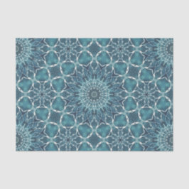 Tiled Ocean Blue Jeden Anlaß Tissue Paper Seidenpapier