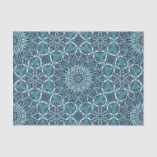 Tiled Ocean Blue Jeden Anlaß Tissue Paper Seidenpapier
