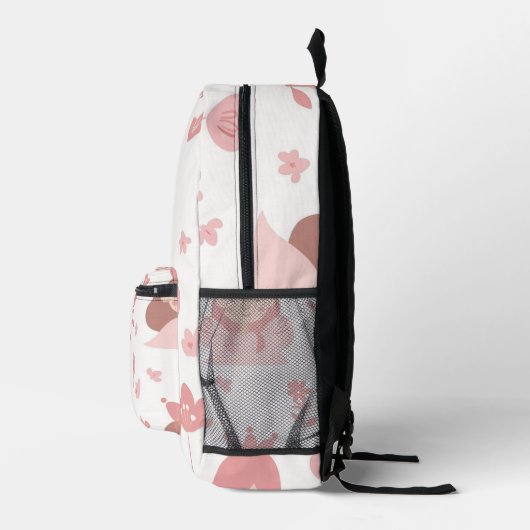 Tiled Princess Pattern Bedruckter Rucksack (Rechts)