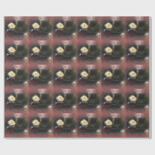 Tiled Red Frosty S'mores Snowman Geschenkpapier (Flach)