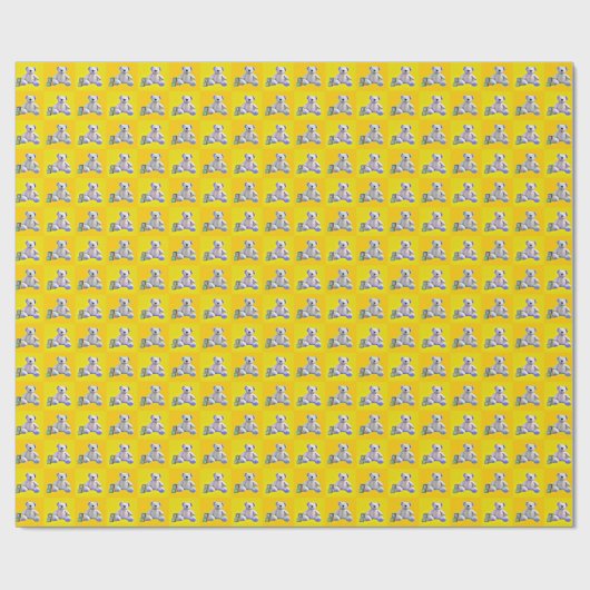 Tiled Teddies Geschenkpapier (Flach)