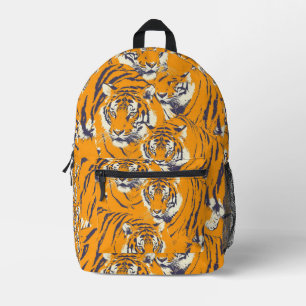 Tiled Tiger Pattern Bedruckter Rucksack