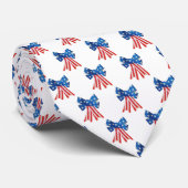 Tiled USA Flag Bow Krawatte (Gerollt)