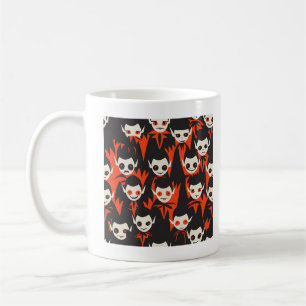 Tiled Vampire Pattern Kaffeetasse