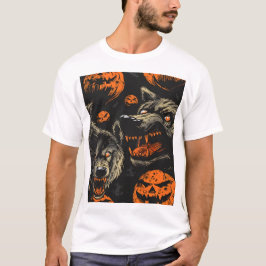 Tiled Werewolf Pattern T-Shirt