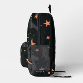 Tiled Witch Pattern Bedruckter Rucksack (Rechts)