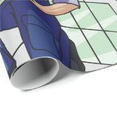 Tiler am Arbeitsplatz Geschenkpapier (Rolleneckpunkt)