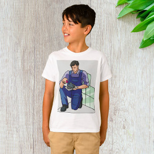 Tiler am Arbeitsplatz T-Shirt