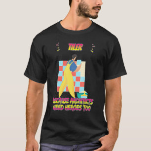 Tiler, weil Architekten lustiges Sarcasm-Zitat bra T-Shirt