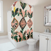 Tiles & Botanicals Duschvorhang (Beispiel)