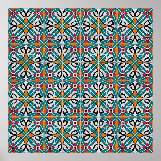 Tiles-Ceramic Poster (Vorne)