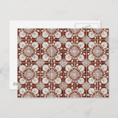 Tiles-Ceramic Postkarte (Vorne/Hinten)