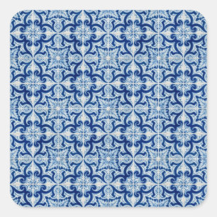 Tiles-Ceramic Quadratischer Aufkleber