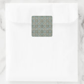 Tiles-Ceramic Quadratischer Aufkleber (Tasche)