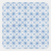 Tiles-Ceramic Quadratischer Aufkleber (Vorderseite)