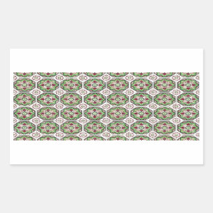 Tiles-Ceramic Rechteckiger Aufkleber