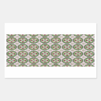 Tiles-Ceramic Rechteckiger Aufkleber