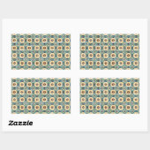Tiles-Ceramic Rechteckiger Aufkleber (Blatt)