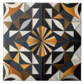 Tiles der Gemusterten Keramik Chic Geometric Fliese (Vorderseite)