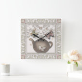 Tiles for the kitchen quadratische wanduhr (Zuhause)